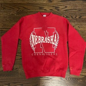 nebraska crewneck